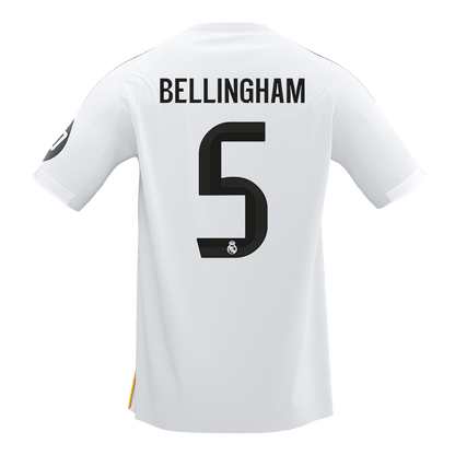 【Super Qualidade】BELLINGHAM #5 Real Madrid
 Casa Futebol Camisa 2025/26 Branco