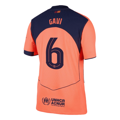 Jogadoras GAVI #6 Barcelona Fora Terceira UCL Futebol Camisas 2025/26