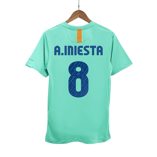 A.INIESTA #8 Barcelona Retro Jersey Away Camisola de futebol 2010/11 2025/26
