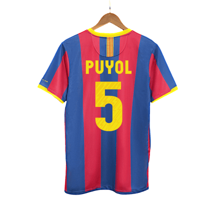 Camisola de futebol PUYOL #5 Barcelona Retro 2010/11 2025/26