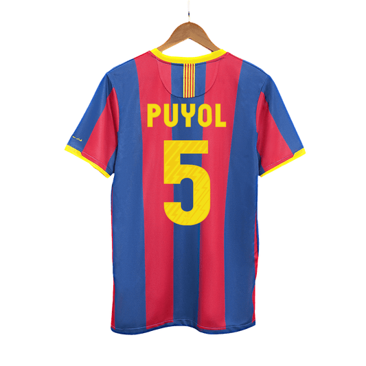Camisola de futebol PUYOL #5 Barcelona Retro 2010/11 2025/26