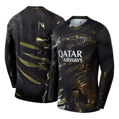 PSG Manga comprida Camisa 2025/26 Preto
