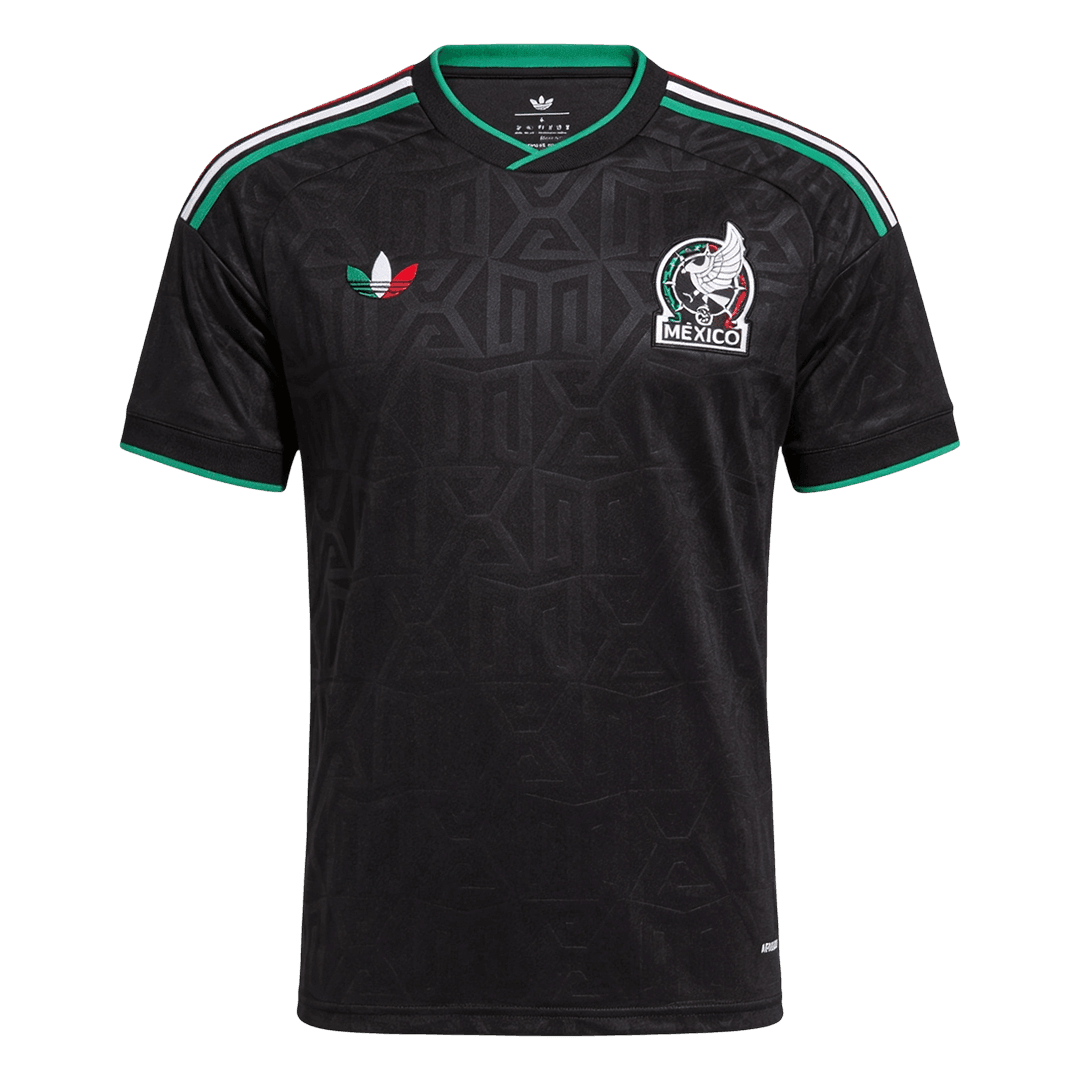 Mexico Terceira Copa do Mundo Camisa 2026 Preto - camisola de futebol para adeptos em
