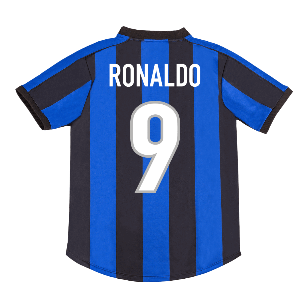 Camisola retro do Inter de Milan RONALDO #9 Camisola de futebol 1999/00 2025/26