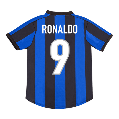 Camisola retro do Inter de Milan RONALDO #9 Camisola de futebol 1999/00 2025/26