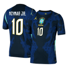 Versão do Jogador NEYMAR JR. #10 Brasil Fora Copa do Mundo Futebol Camisas 2026 Marinha
