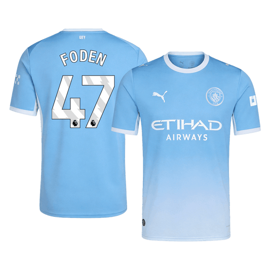 FODEN #47 Manchester City Casa Camisa 2026/27 Azul