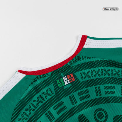 Versão do Jogador S.GIMENEZ #11 México Casa Copa do Mundo Futebol Camisas 2026 Verde