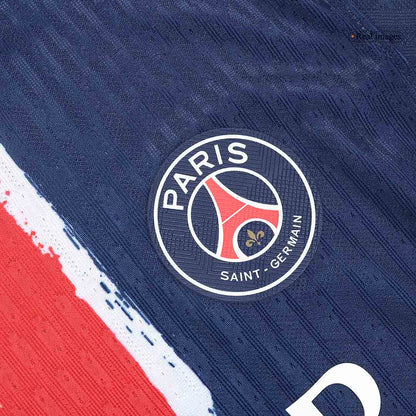 Jogador BARCOLA #29 PSG Casa Futebol Camisas Marinha