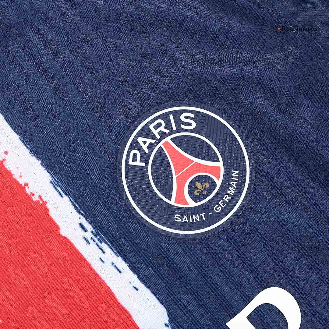 Jogador BARCOLA #29 PSG Casa UCL Futebol Camisas Marinha - UCL