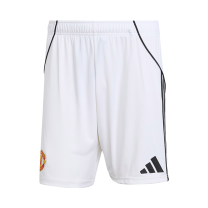 【Super Qualidade】Manchester United Casa Camisa Conjunto (Camisola + Calções) 2025/26-Vermelho