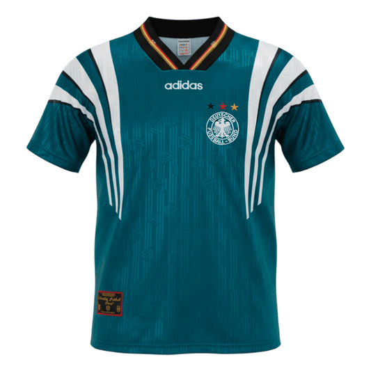 Retrô Germany Fora Camisa 1996/97 Verde camisola de futebol 2025/26