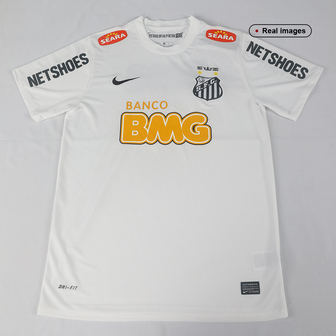 Santos FC NEYMAR JR #11 Camisola Retro Casa 2012