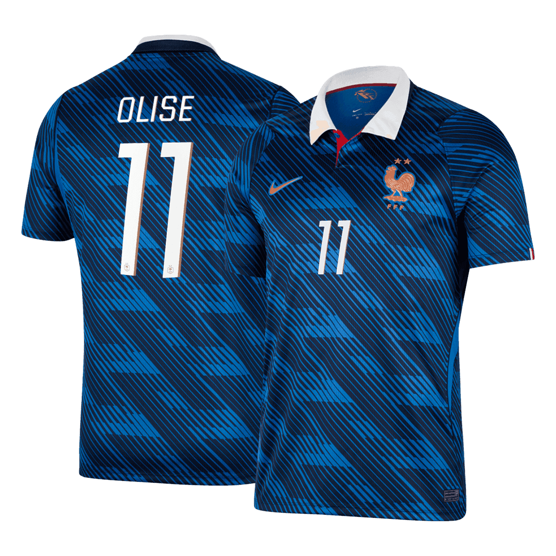 OLISE #11 França Casa Copa do Mundo Camisa 2026 Azul