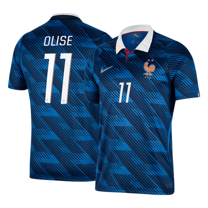 OLISE #11 França Casa Copa do Mundo Camisa 2026 Azul
