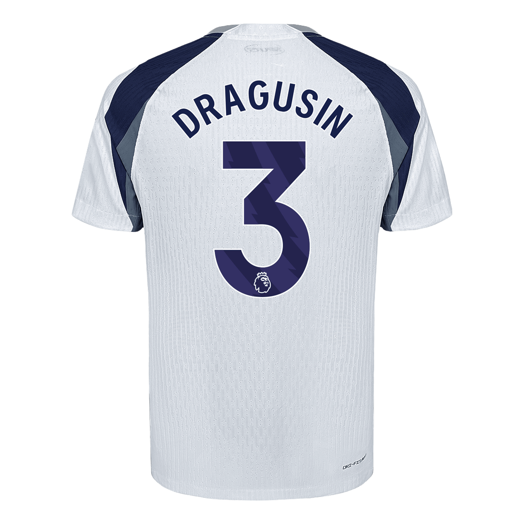 Jogador DRAGUSIN #3 Tottenham Hotspur Casa Futebol Camisas 2025/26 Branco