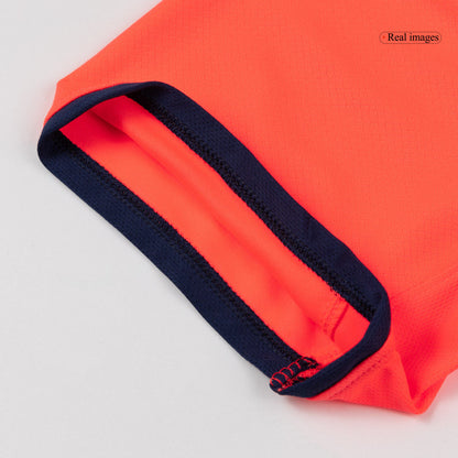Barcelona 
 Fora Terceira Camisa Conjunto(Camisa+Calções+Meias) 2025/26 Laranja