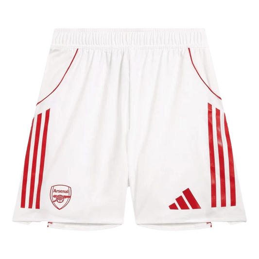 Jogador Arsenal Casa Calções 2025/26 Branco