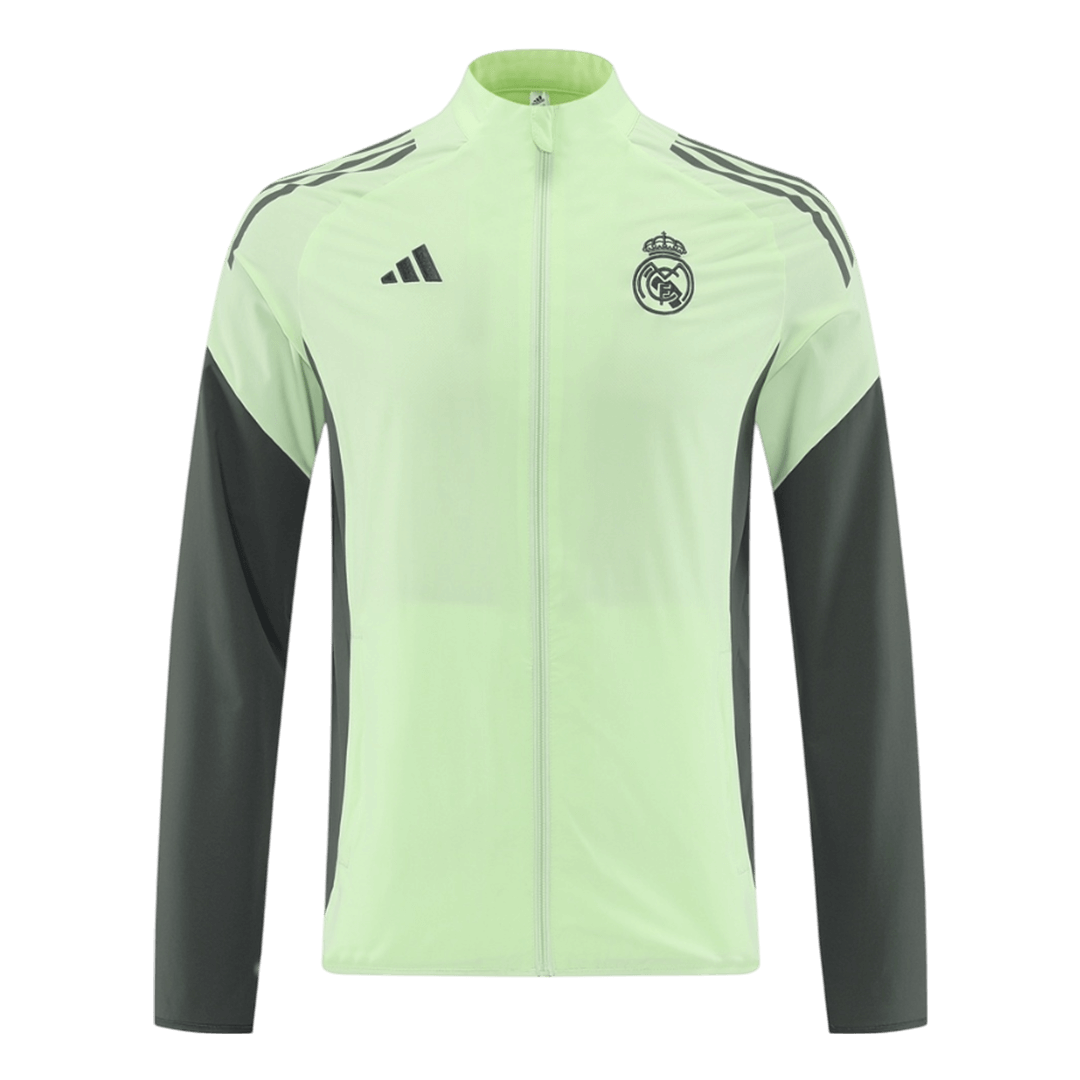 Real Madrid Jaqueta Corta-Vento 2025/26 Verde camisola de futebol