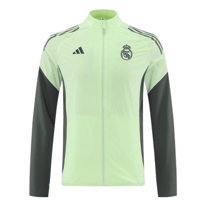 Real Madrid Jaqueta Corta-Vento 2025/26 Verde camisola de futebol