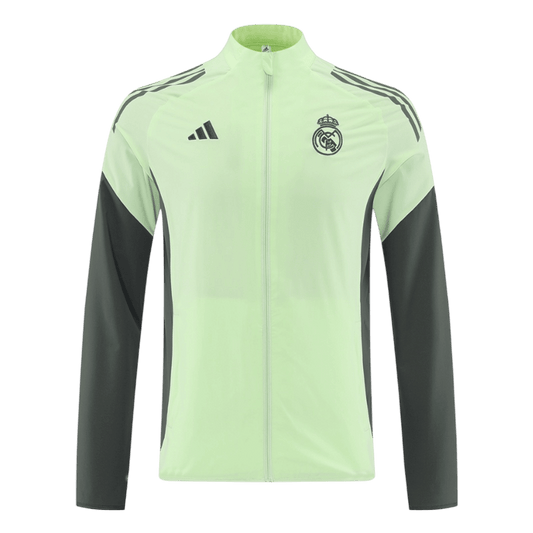 Real Madrid Jaqueta Corta-Vento 2025/26 Verde camisola de futebol