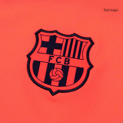 Barcelona Fora Terceira Camisa Conjunto (Camisa+Calções) 2025/26 Laranja