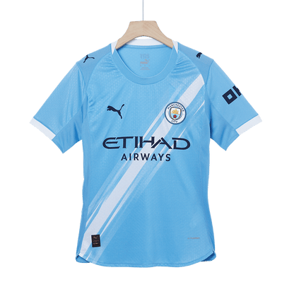 Jogador REIJNDERS #4 Manchester City Casa Futebol Camisas 2025/26 Azul
