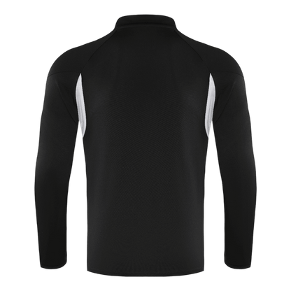 Real Madrid Zíper Moletom Conjunto (Top+Calças) 2025/26 Preto