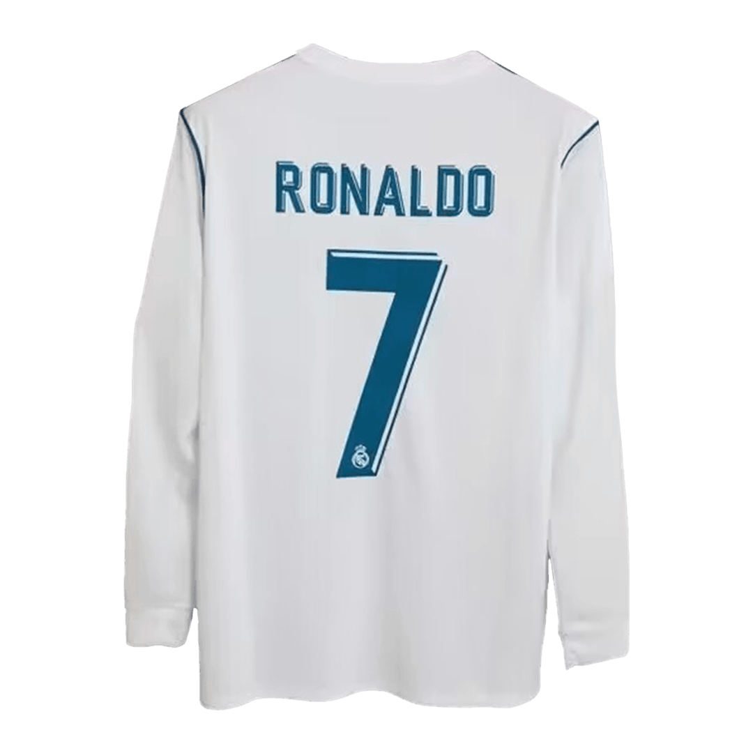 Camisola Retro Real Madrid RONALDO #7 Home Soccer Shirt 2017/18 2025/26