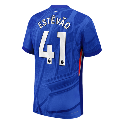 Jogador ESTÊVÃO #41 Chelsea Casa Futebol Camisas 2025/26 Azul