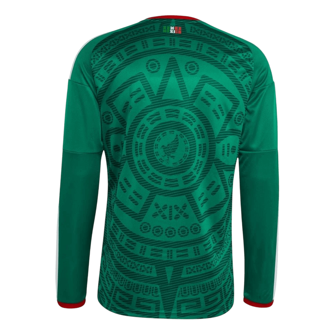 México Casa Manga comprida Camisa 2026 Verde