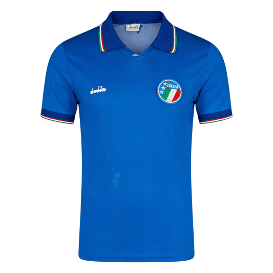 Retrô Itália Casa Camisa 1990 Azul