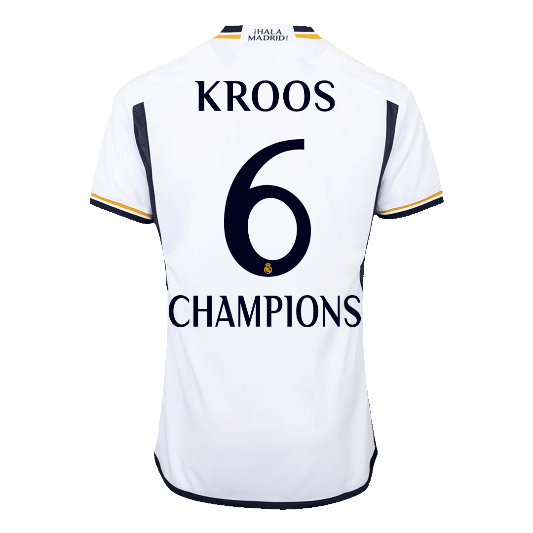 Camisola Versão Jogador CHAMPIONS KROOS #6 Real Madrid Casa 2023/24