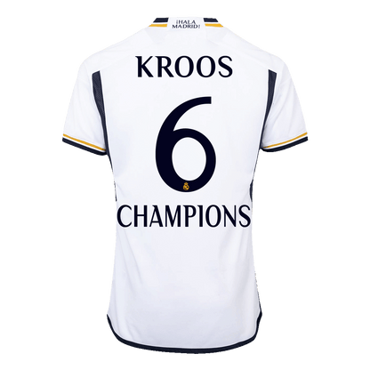Camisola Versão Jogador CHAMPIONS KROOS #6 Real Madrid Casa 2023/24