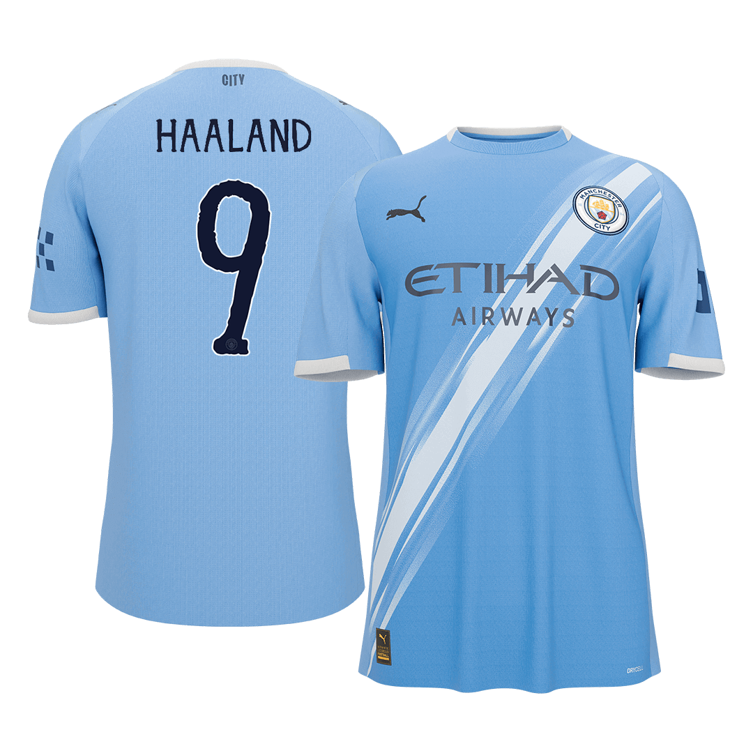 【Super Qualidade】HAALAND #9 Manchester City
 Casa Futebol Camisa 2025/26 Azul - Club World Cup camis