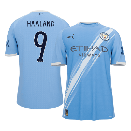 【Super Qualidade】HAALAND #9 Manchester City
 Casa Futebol Camisa 2025/26 Azul - Club World Cup camis