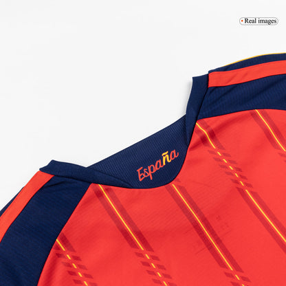 CUBARSÍ #22 Spain Casa Copa do Mundo Camisa 2026 Vermelho