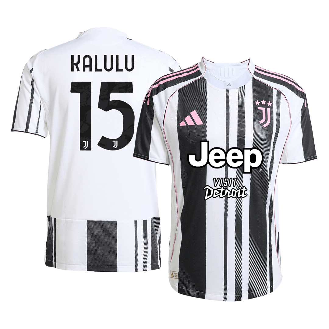Jogador KALULU #15 Juventus Casa Futebol Camisas 2025/26 camisola de futebol