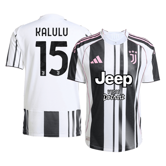 Jogador KALULU #15 Juventus Casa Futebol Camisas 2025/26 camisola de futebol