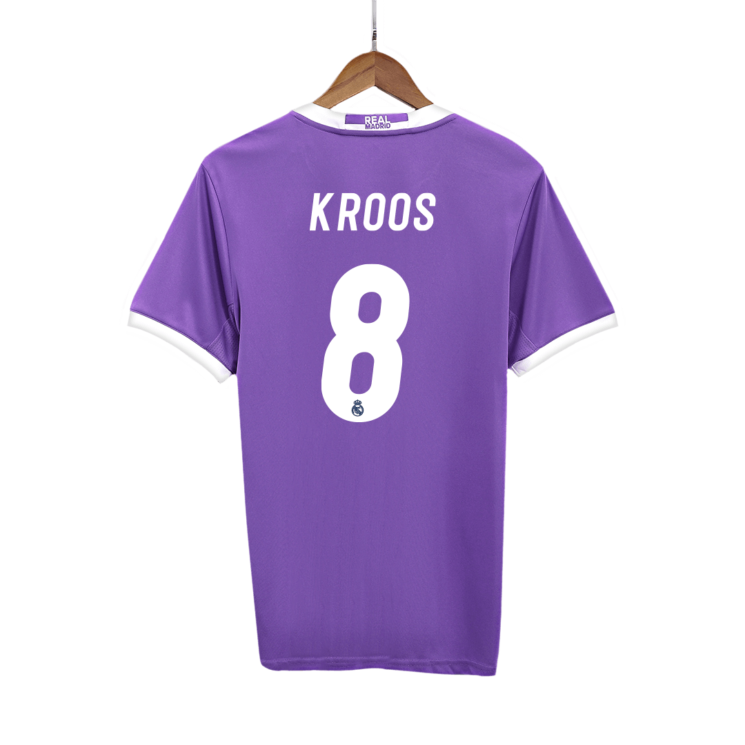 KROOS #8 Real Madrid Retro Jersey Fora Camisa de Futebol 2016/17 2025/26