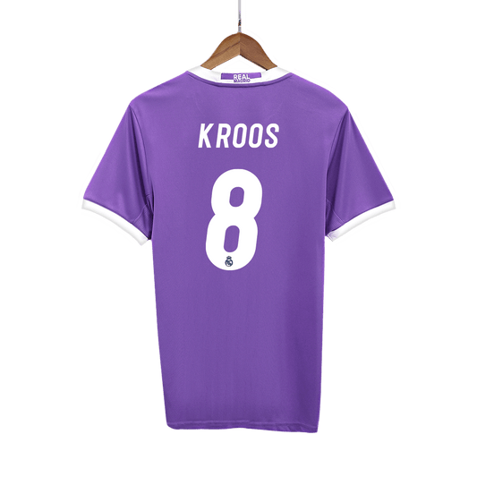 KROOS #8 Real Madrid Retro Jersey Fora Camisa de Futebol 2016/17 2025/26