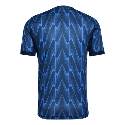 Jogador Arsenal Fora Futebol Camisas 2025/26 Azul