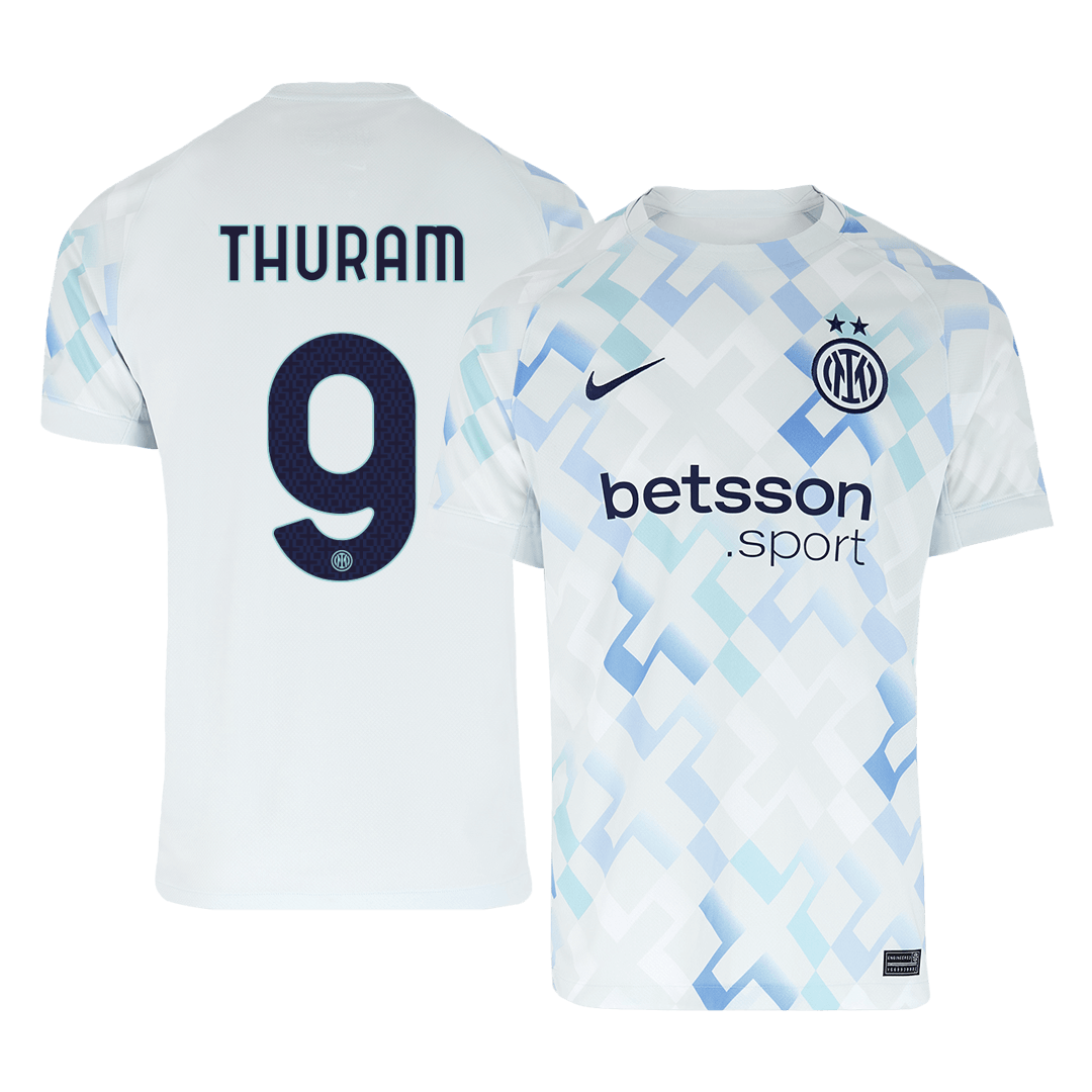 THURAM #9 Inter Milan Fora Camisa 2025/26 camisola de futebol