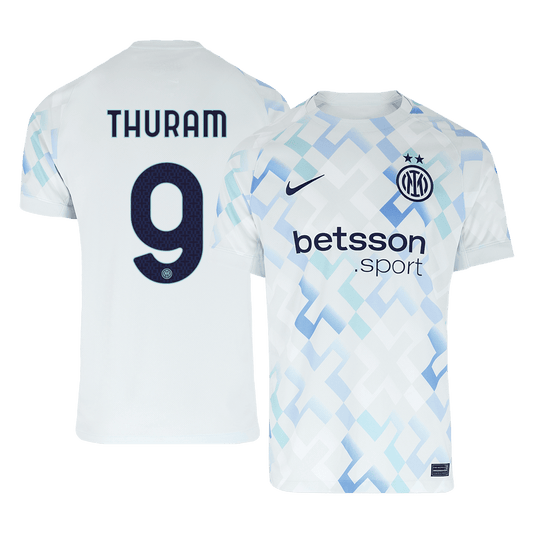 THURAM #9 Inter Milan Fora Camisa 2025/26 camisola de futebol