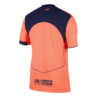 Jogador Barcelona Fora Terceira Futebol Camisas 2025/26 Laranja