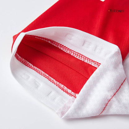 Jogador UPAMECANO #2 Bayern Munich Casa Futebol Camisas 2025/26 Vermelho