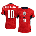 BELLINGHAM #10 Inglaterra Fora Copa do Mundo Camisa 2026 Vermelho