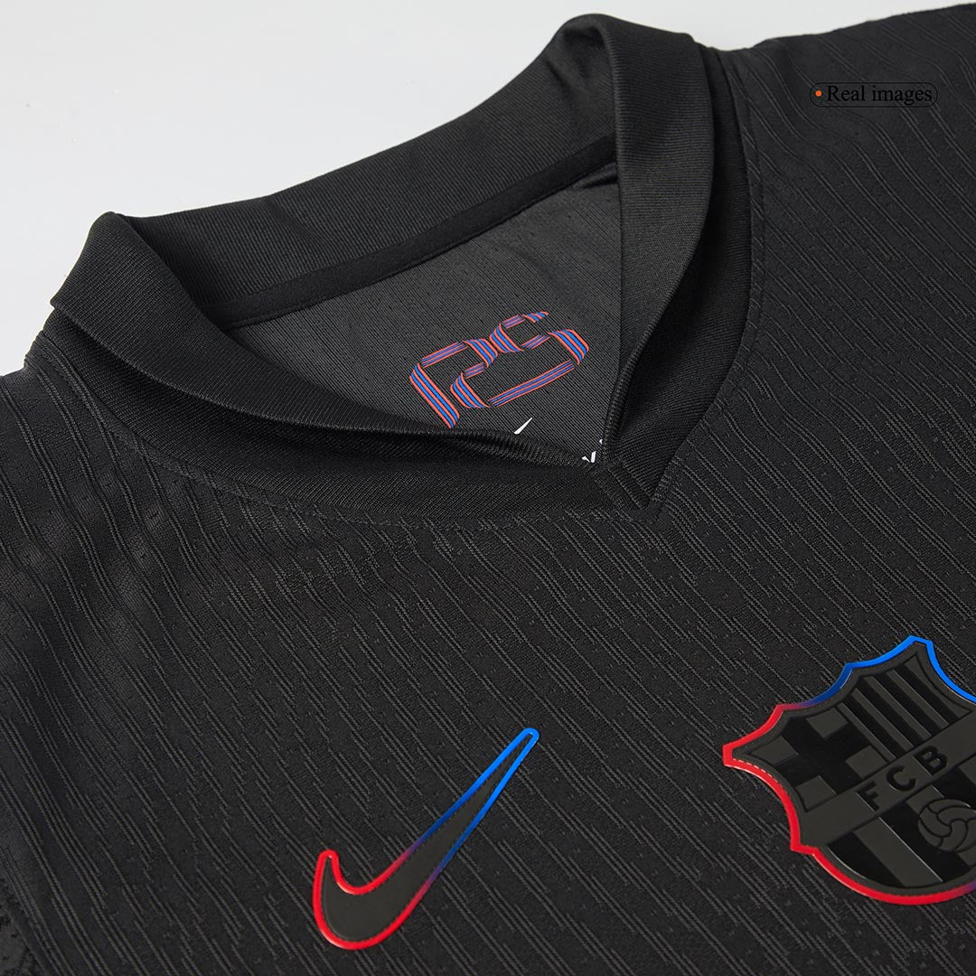 Barcelona Camisola Versão Jogador Fora Logótipo do Spotify sem texto