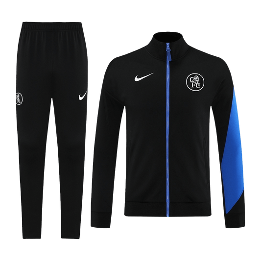 Chelsea Formação Blusão Conjunto (Blusão + Calça) 

 2025/26 Preto camisola de futebol