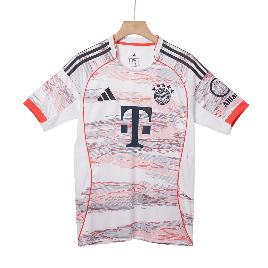 UPAMECANO #2 Bayern Munich Fora Camisa 2025/26 Branco